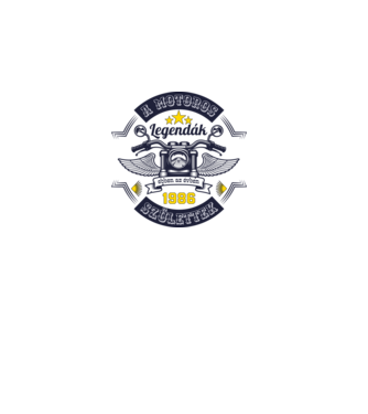 Motoros legendák 1986 minta szürke pólón