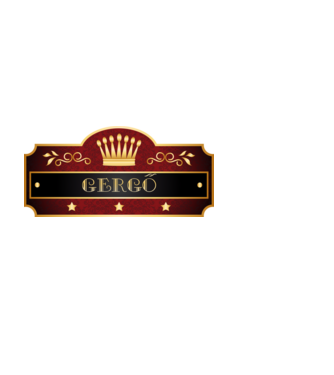 Gergő minta fekete pólón