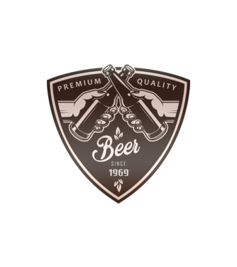 Beer 1969 minta homokszín pólón