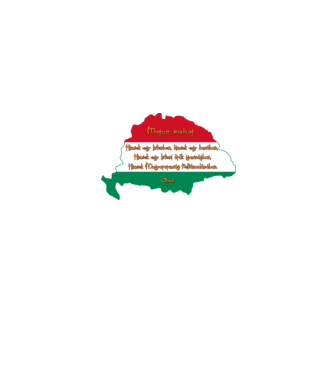 Magyar imádság minta fekete pólón