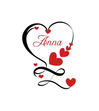 Anna minta fehér pólón