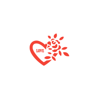 Love minta homokszín pólón