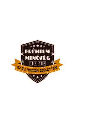 Prémium minőség 1979 minta fekete pólón