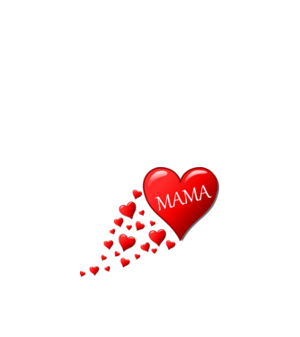 Mama minta homokszín pólón