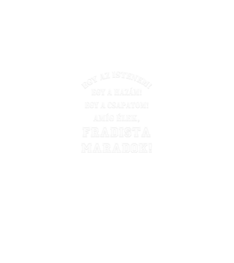 Fradista  minta királykék pólón