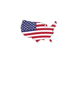 USA minta fehér pólón