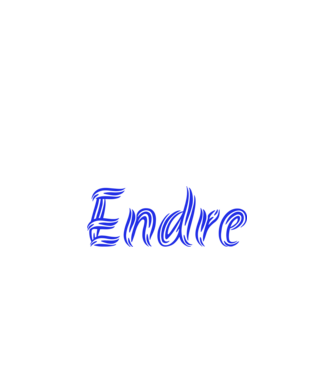 Endre színezhető minta fehér pólón