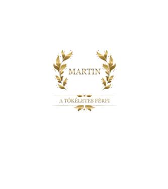 Martin minta farmerkék pólón