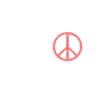 Béke peace minta neonsárga pólón