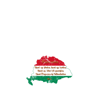 Magyar imádság minta fekete pólón