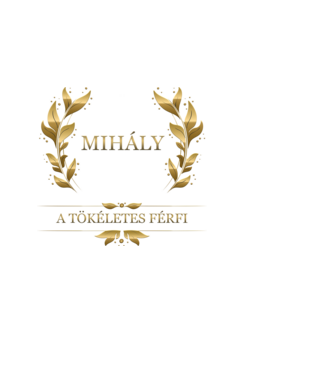Mihály minta fekete pólón