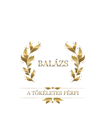 Balázs minta fekete pólón