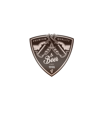 Beer 1996 minta szürke pólón
