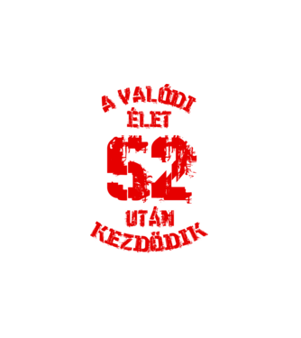 Valódi élet 52 színezhető minta fehér pólón