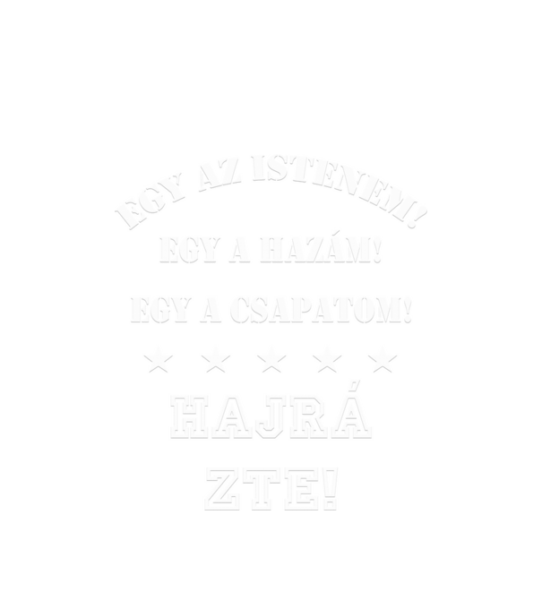 ZTE drukker minta fehér pólón