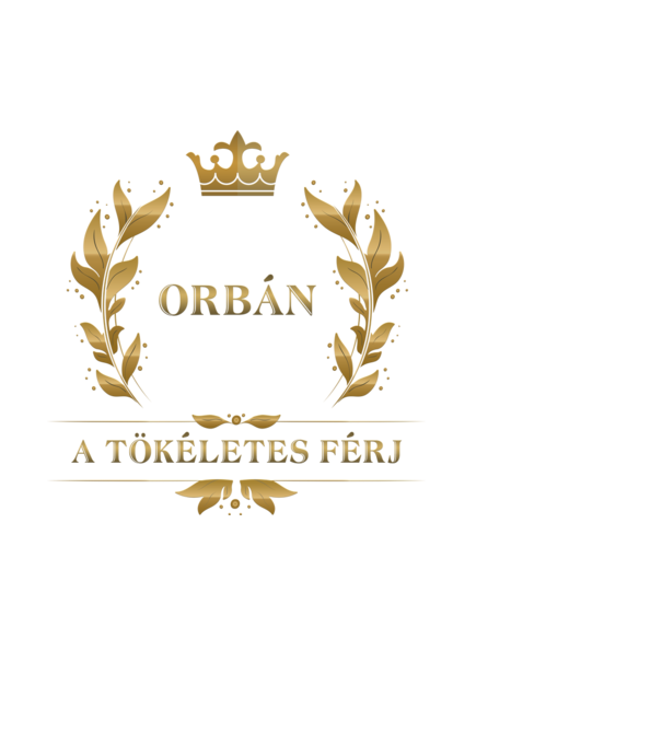 Orbán minta fekete pólón