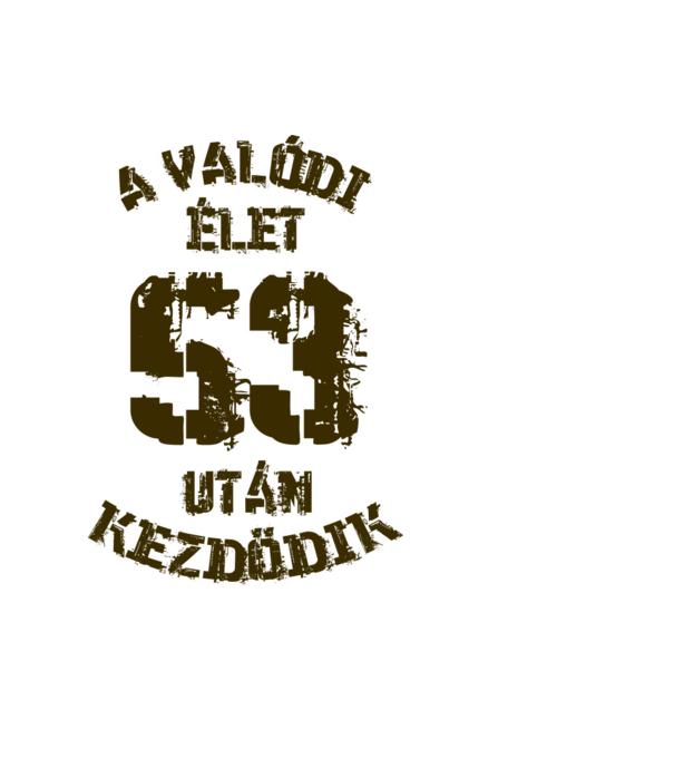 Valódi élet 53 színezhető minta világoskék pólón