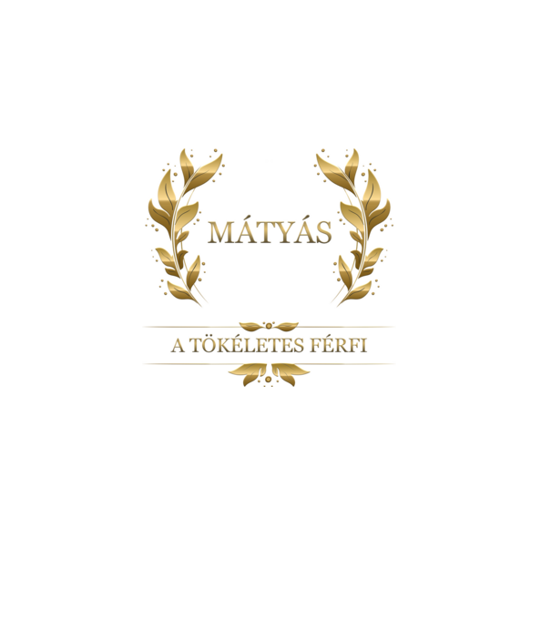 Mátyás minta sötétkék pólón