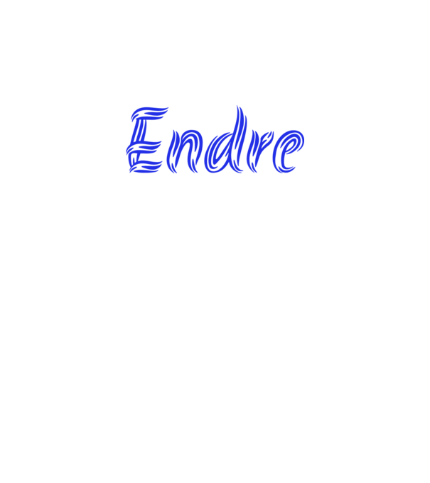 Endre színezhető minta fehér pólón