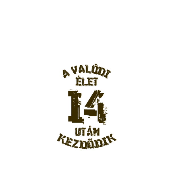 Valódi élet 14 színezhető minta almazöld pólón