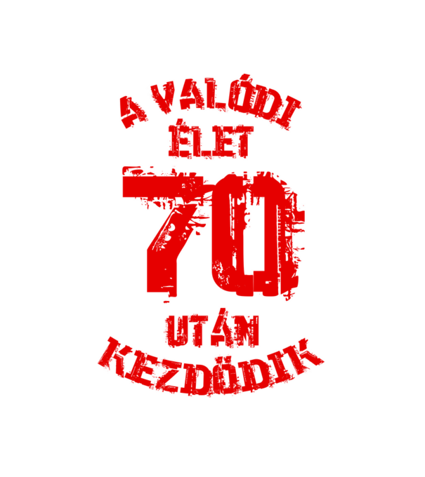 Valódi élet 70 színezhető minta fehér pólón