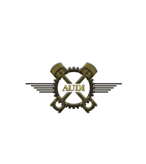AUDI minta fehér pólón