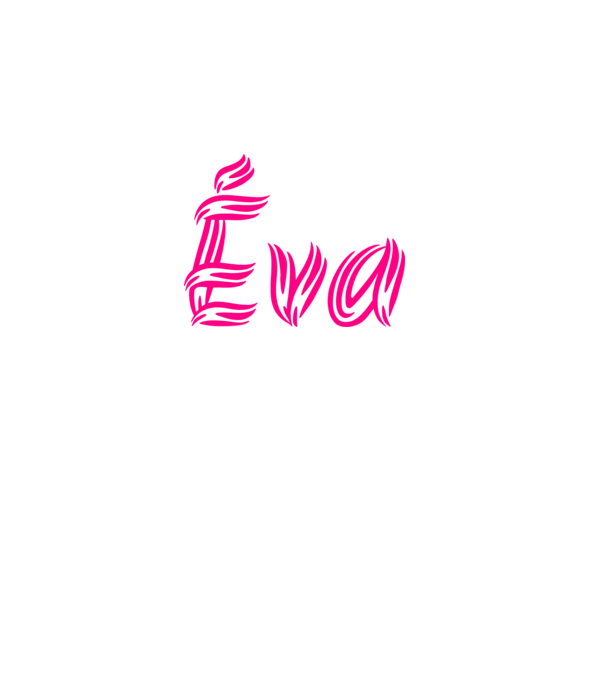 Éva színezhető minta fekete pólón