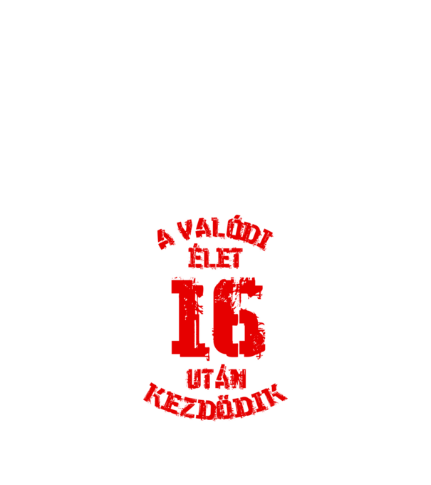Valódi élet 16 színezhető minta fekete pólón