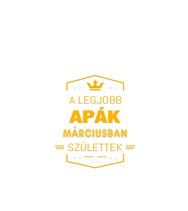 A legjobb apák március minta fekete pólón