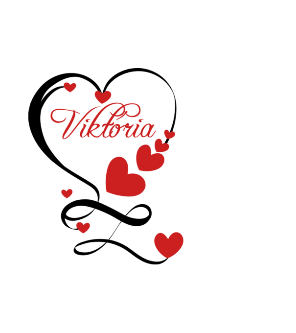 Viktória minta fehér pólón