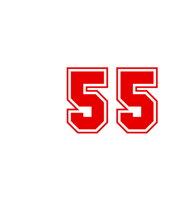55 minta fehér pólón