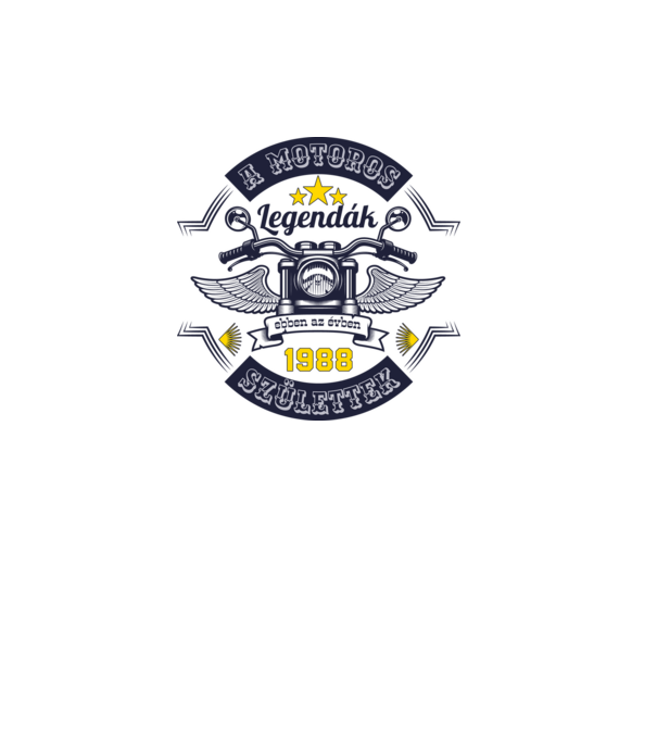 Motoros legendák 1988 minta szürke pólón
