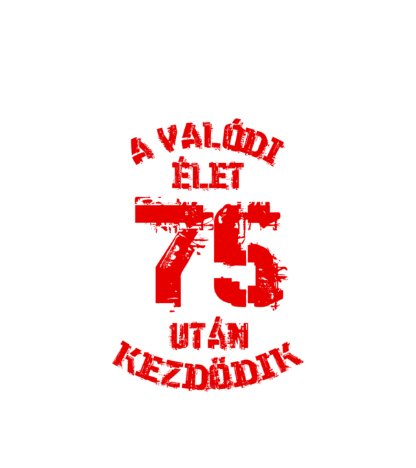 Valódi élet 75 színezhető minta fehér pólón