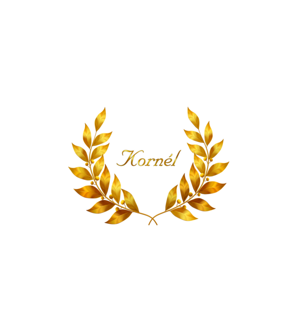 Kornél minta fehér pólón