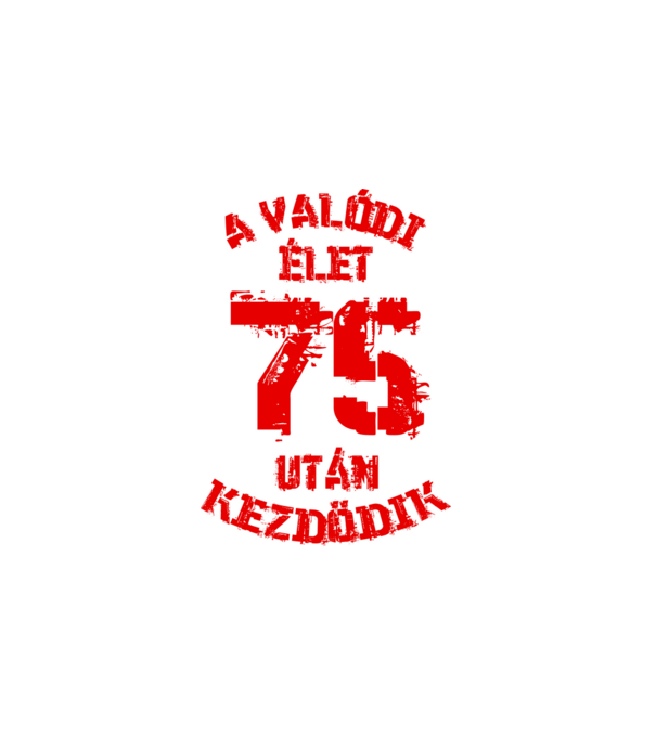Valódi élet 75 színezhető minta fehér pólón