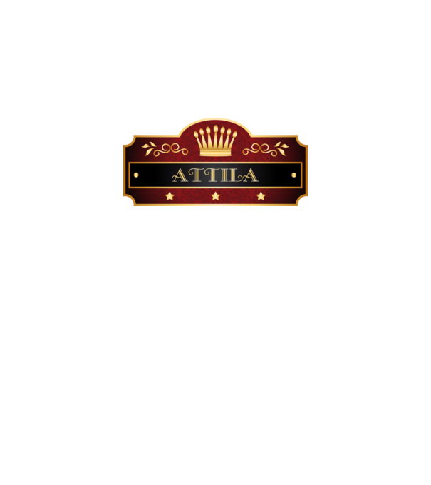 Attila minta szürke pólón
