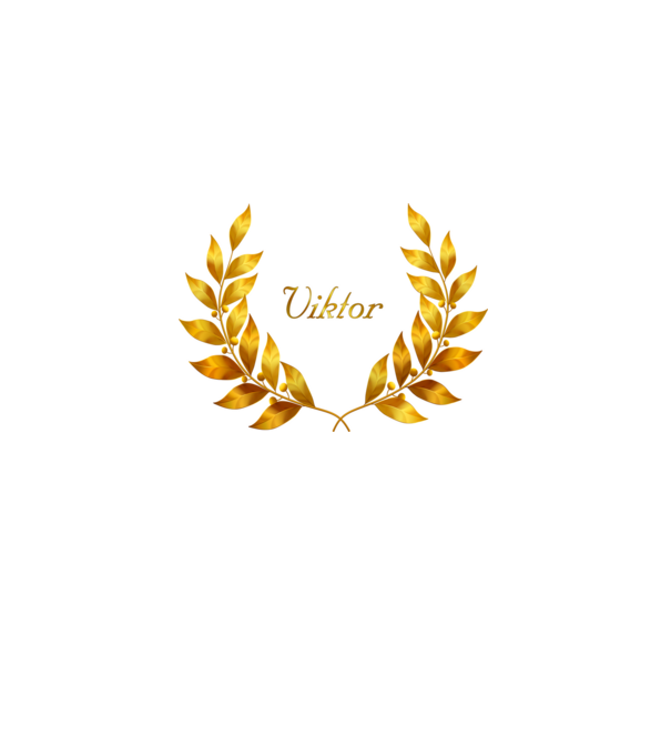 Viktor minta szürke pólón