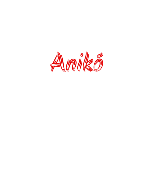 Anikó minta fehér pólón