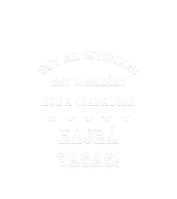 Vasas drukker minta fehér pólón