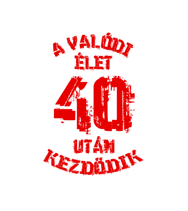 Valódi élet 40 színezhető minta fehér pólón