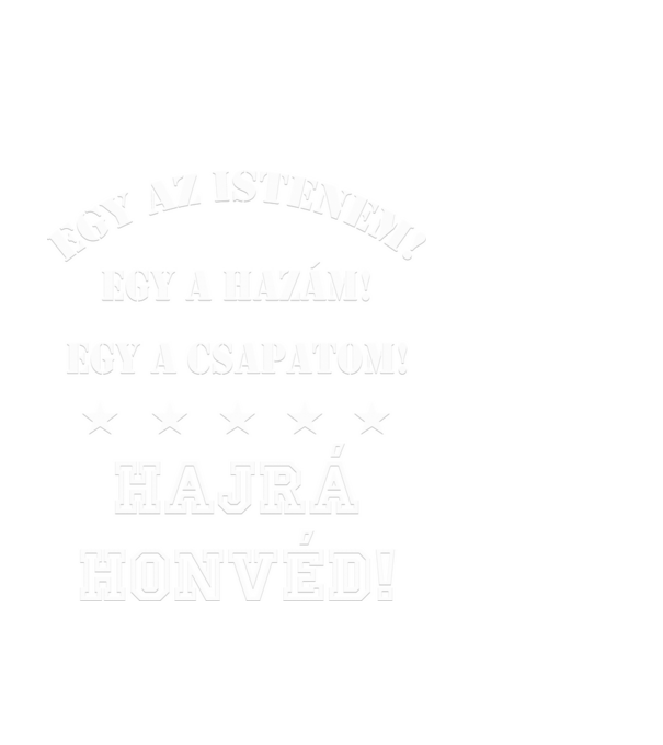 Honvéd drukker minta fekete pólón