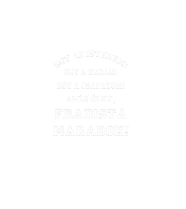 Fradista minta sötétkék pólón