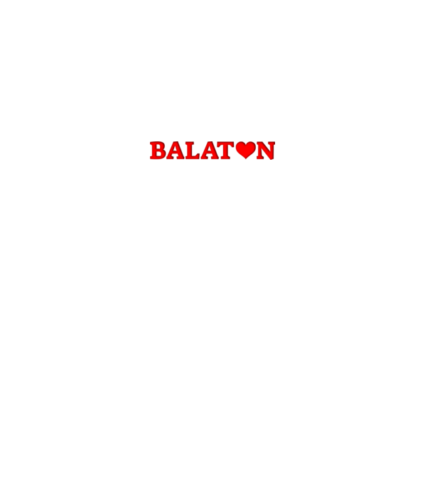 Balaton minta fehér pólón
