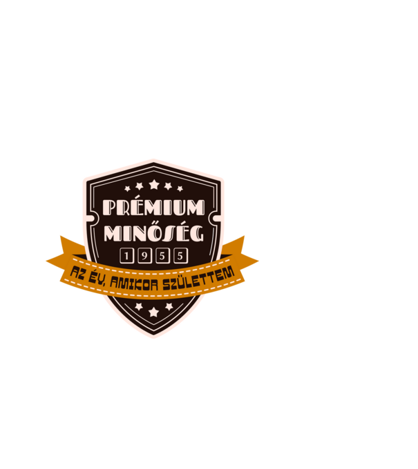 Prémium minőség 1955 minta világoskék pólón