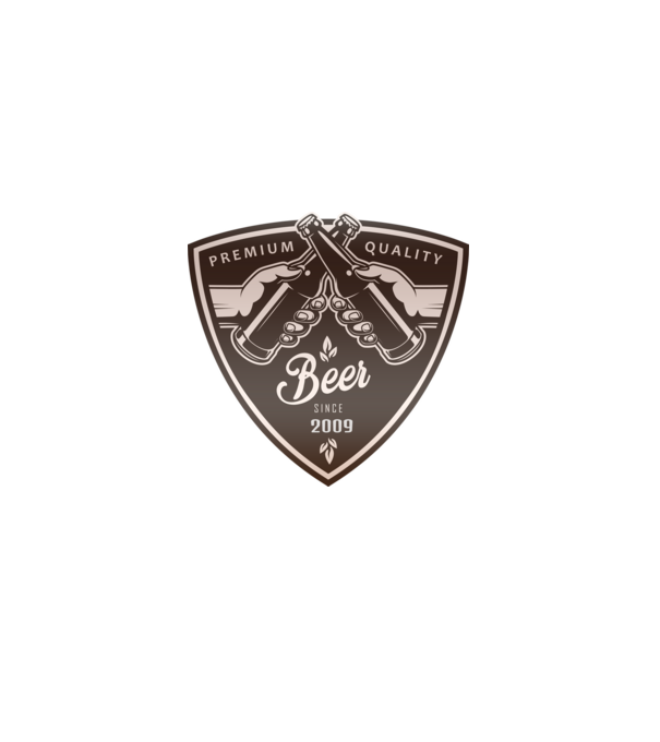 Beer 2009 minta szürke pólón