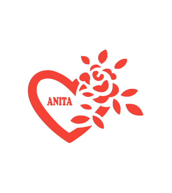 Anita minta fehér pólón
