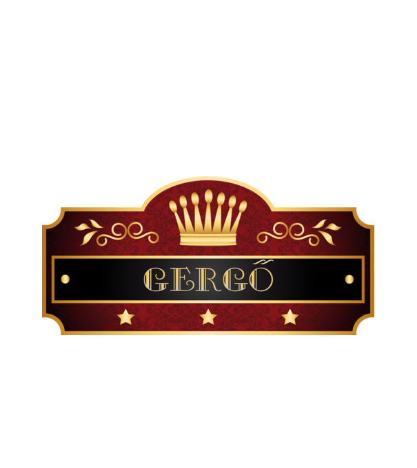 Gergő minta fehér pólón