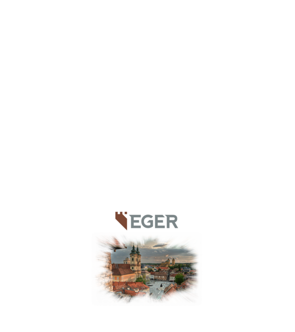 Eger minta sötétkék pólón