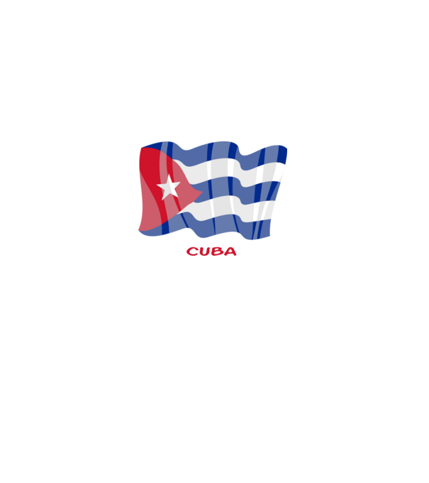 Cuba minta szürke pólón