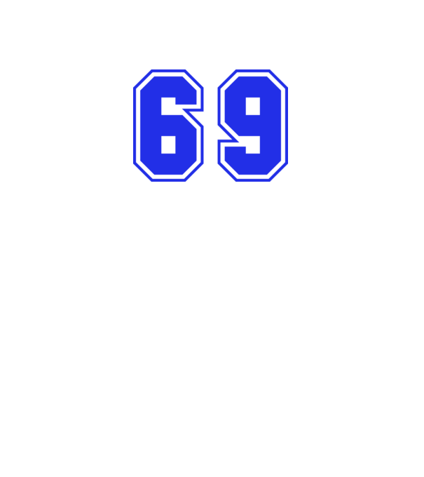 69 minta fehér pólón
